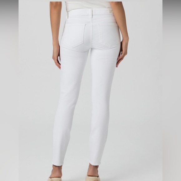 Paige White Verdugo Ankle Cotton Stretch Skinny Jeans - Picture 5 of 11